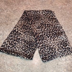 Maroon and Pink Dot Scarf and Animal Print Scarf